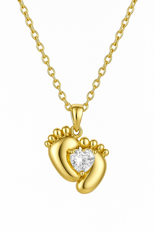 Baby Footprint Necklace